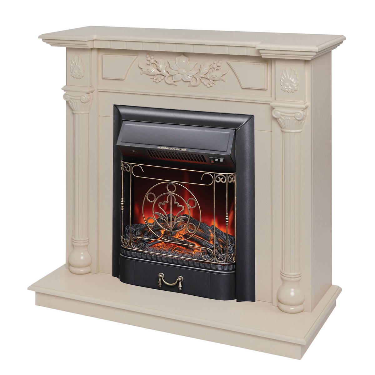 Электрокамин RealFlame  Dacota WT с очагом Majestic Lux Black