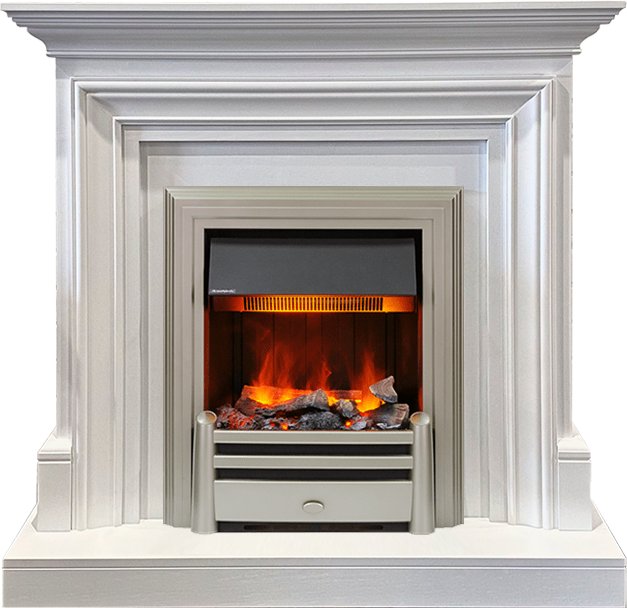 Каминокомплект Dimplex Bradford - Белый с очагом Chesford