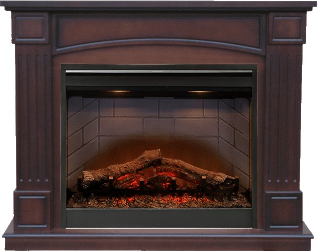 Каминокомплект Dimplex Boston - Махагон коричневый антик с очагом Symphony 26'' DF2608-INT