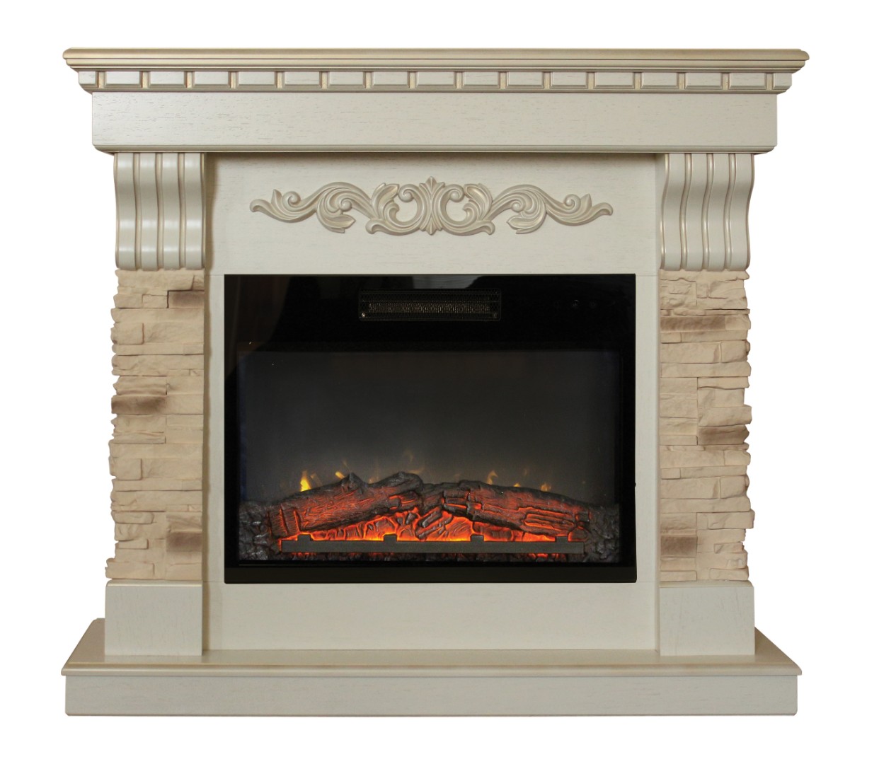 Электрокамин RealFlame Marseille Luxe WT c Kendal 24