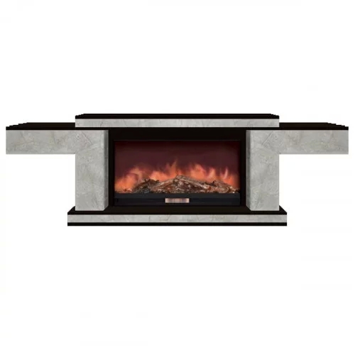 Каминокомплект Glenrich Тауэр Premier S86 камень марсель, шпон венге