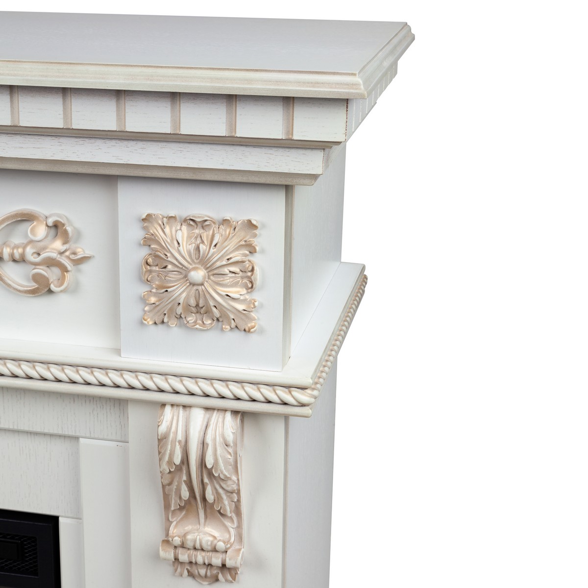 Электрокамин RealFlame  Estella 25,5/26 WT с очагом 3D Cassette 630 Black Panel