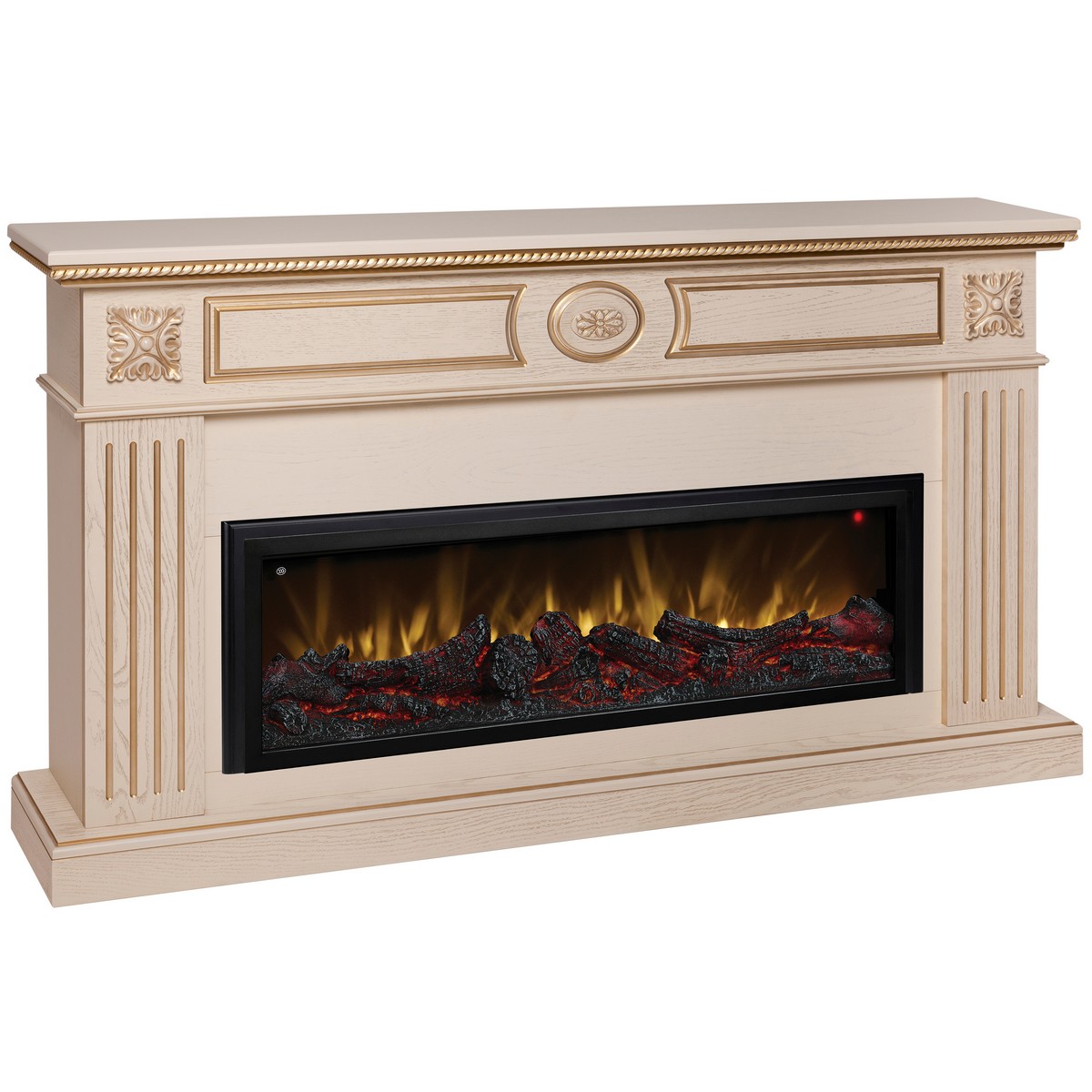 Электрокамин RealFlame Siena 42/BV WT с очагом Beverly 1000