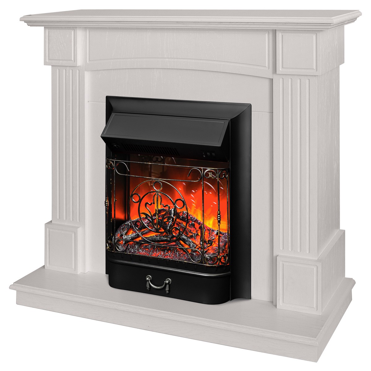 Электрокамин RealFlame Andrea WT с очагом Majestic Lux Black