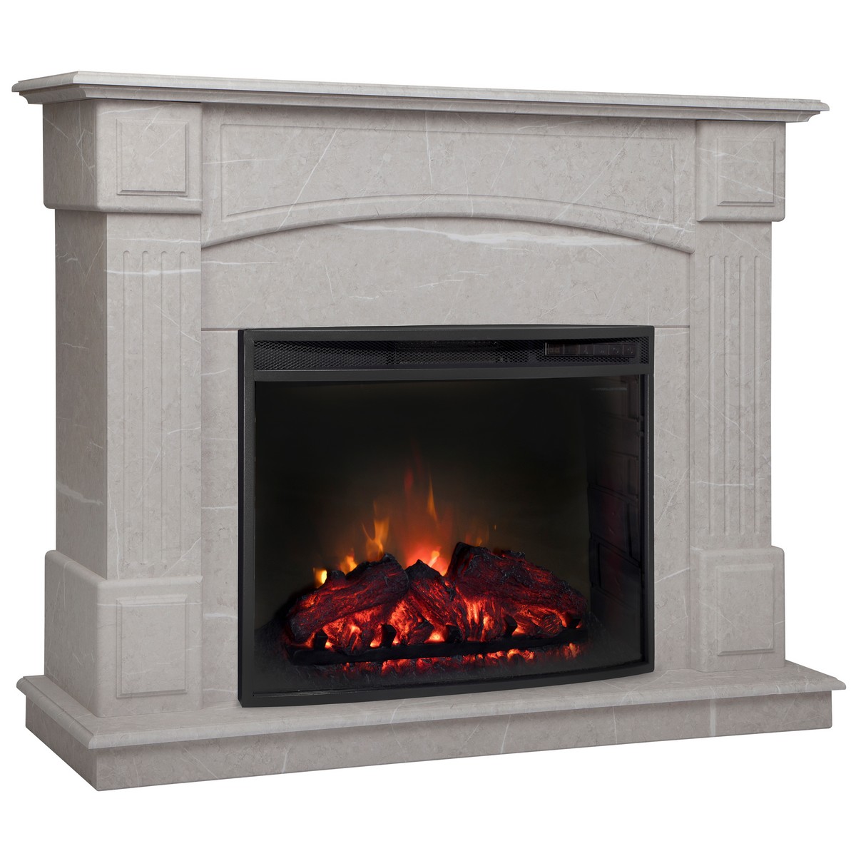 Электрокамин RealFlame Carolina 24/25,5 WT-F714 с очагом Evrika 25,5