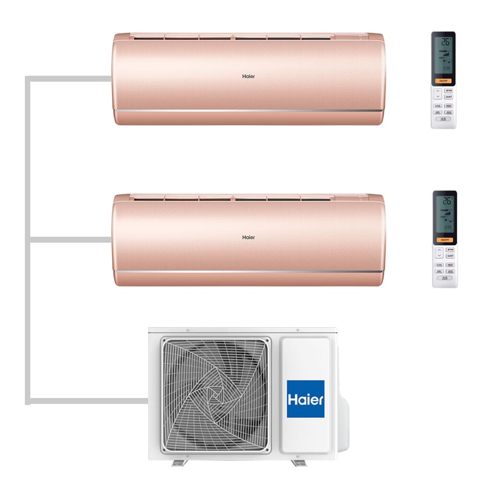 Мульти сплит-система настенная Haier AS25S2SJ2FA-G / AS25S2SJ2FA-G / 2U50S2SM1FA-3 Inverter