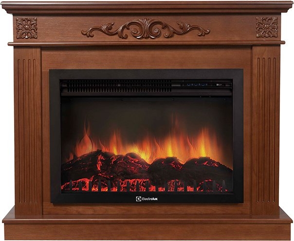 Каминокомплект Electrolux Noce 30 с очагом EFP/P-3020LS шпон темный дуб