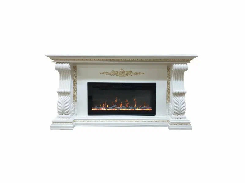 Каминокомплект Glenrich Сенатор Premier S86 белый