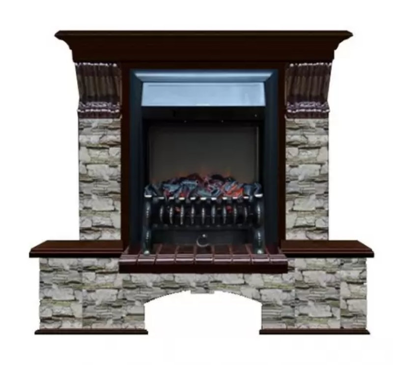 Каминокомплект Glenrich Бостон К Алтай (Fobos) венге