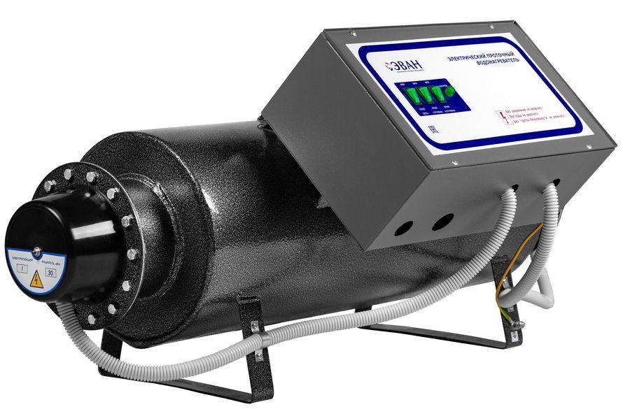 Промышленный электрический проточный водонагреватель Эван ЭПВН 48Б