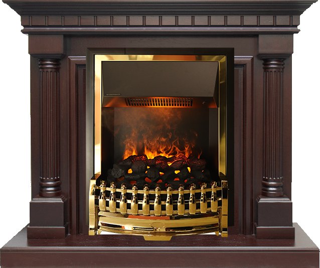 Каминокомплект Dimplex Dallas - Темный дуб с очагом Atherton