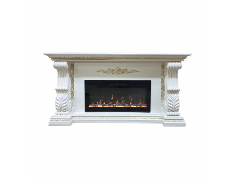 Каминокомплект Glenrich Сенатор Hota 3D белый