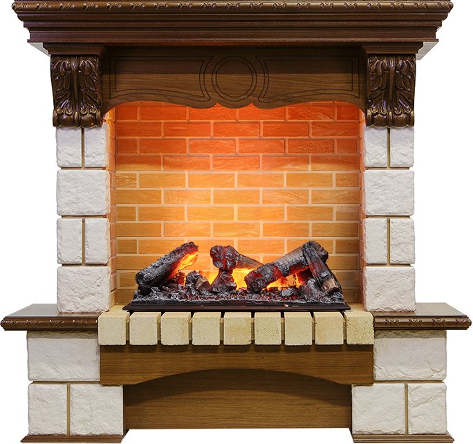 Каминокомплект Dimplex Pierre Luxe - Дуб / Шампань (Высота 1035мм) с очагом Cassette 600 NH