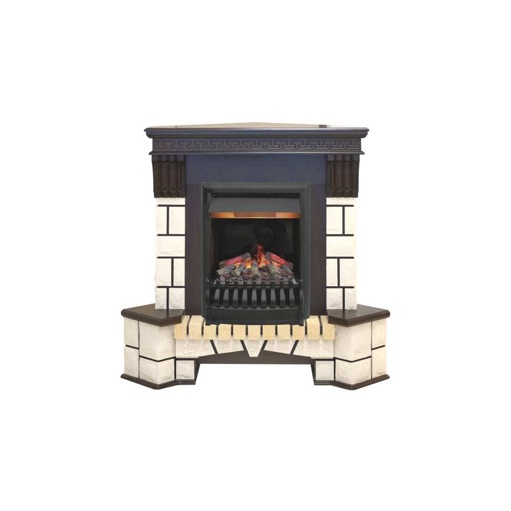 Электрокамин RealFlame  Stone Corner STD с очагом 3D Oregan