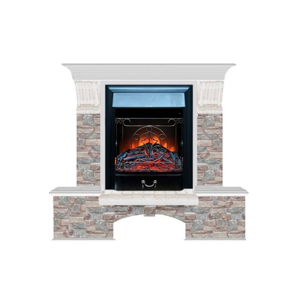 Каминокомплект Glenrich Бостон К Грот цветной (Magestic)