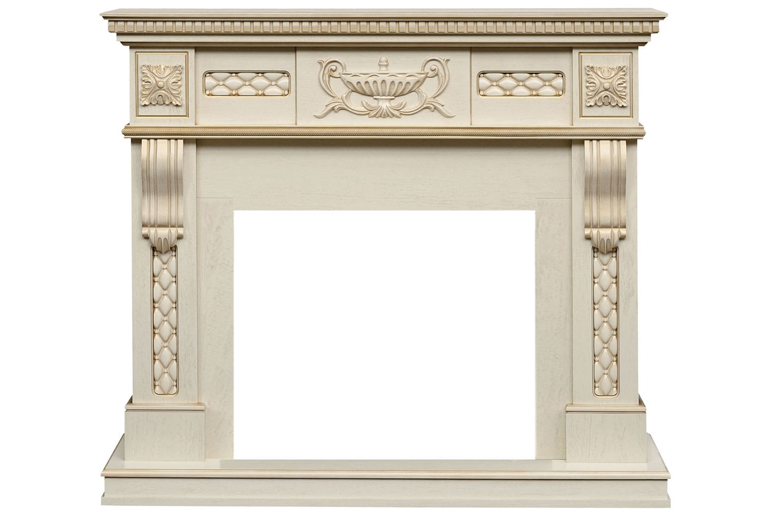 Каминокомплект Dimplex Corsica - Слоновая кость с патиной с очагом Symphony 26'' DF2608-INT