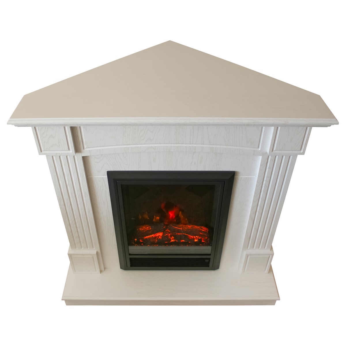 Электрокамин RealFlame  Andrea Corner WT с очагом Majestic Lux Black