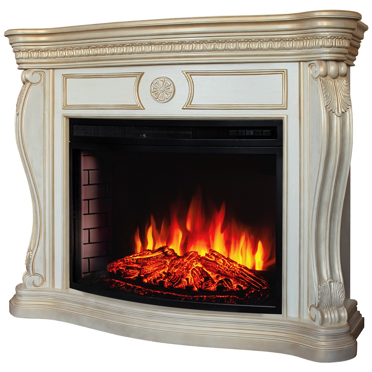 Электрокамин RealFlame  Barcelona 33 WT с очагом Firespace 33