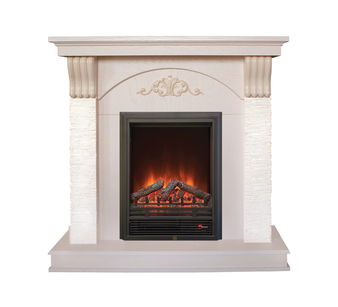 Электрокамин RealFlame Corfino WT с Eugene