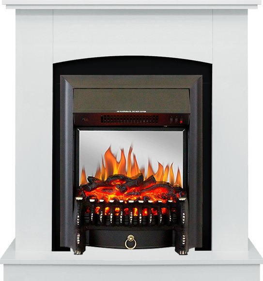Каминокомплект Royal Flame Barcelona Белый c очагом Fobos FX M Black