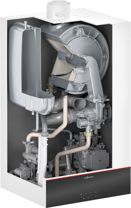 Настенный газовый котел 32 кВт Viessmann Vitodens 100-W 32 кВт одноконтурный (B1HF)