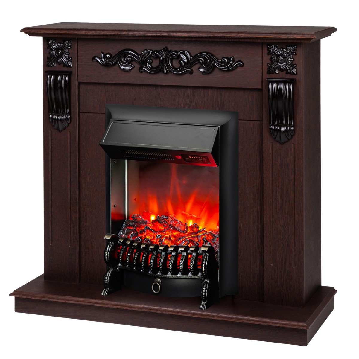 Электрокамин RealFlame  Dominica DN с очагом Fobos Lux Black RC