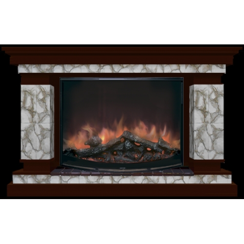 Каминокомплект Glenrich Лорд 36 (Rondo S36) карелия дуб