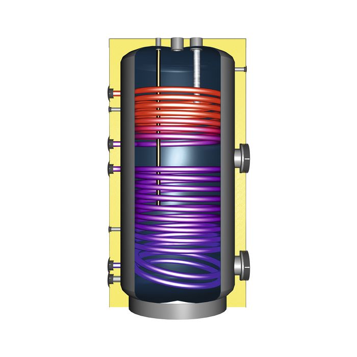 Бойлер косвенного нагрева Hansa Habbs 300-500 (2-т/обменника) 300л