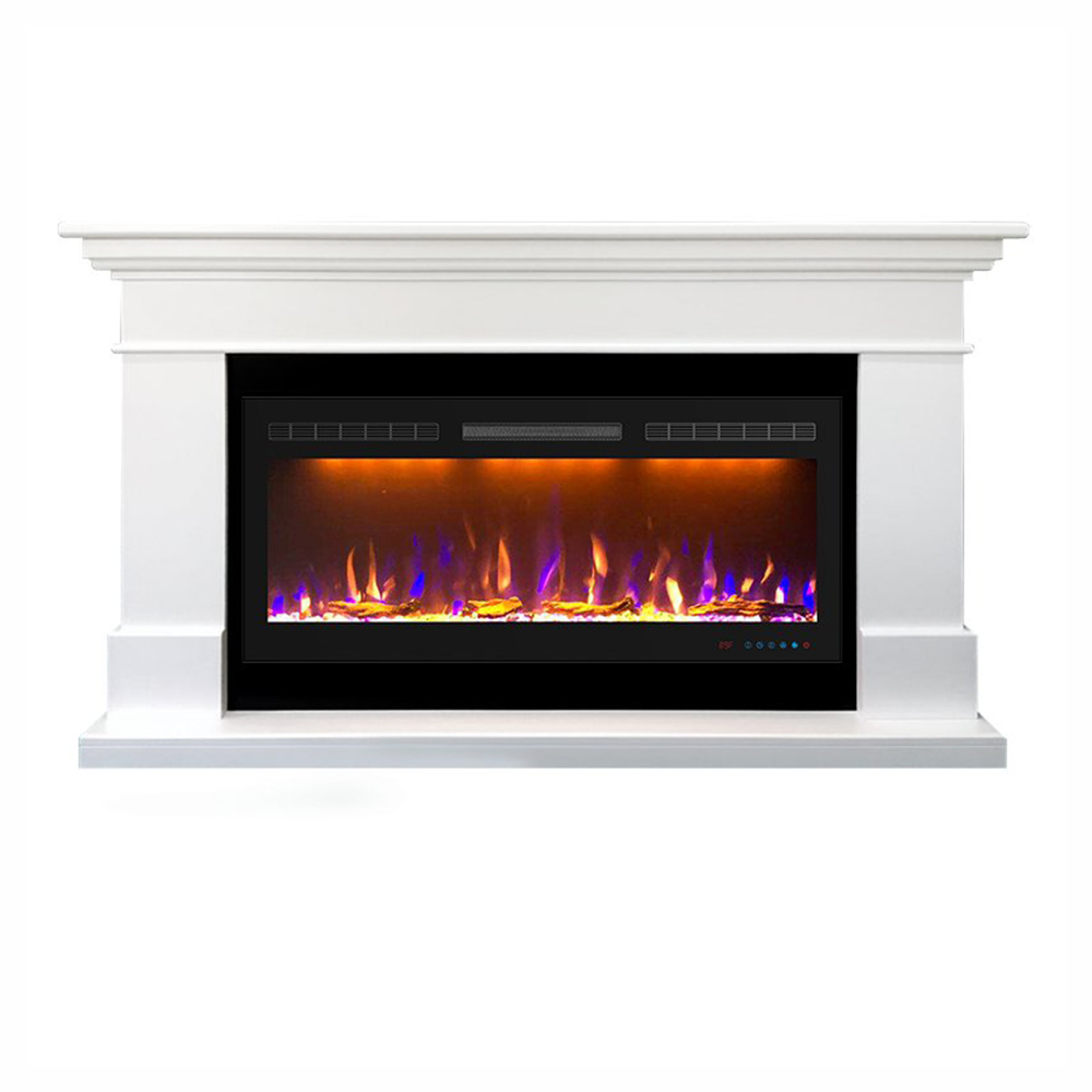 Каминокомплект Royal Flame  California 36/40 - Белый с очагом Crystal 40 RF