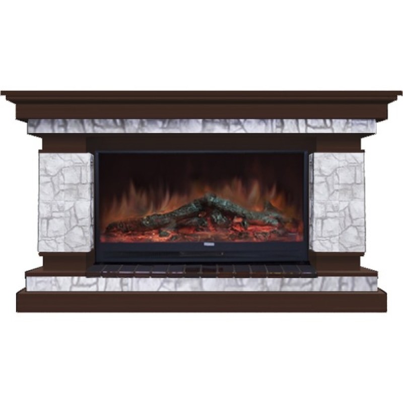 Каминокомплект Glenrich Лорд 86 (Premier S86) старый город дуб