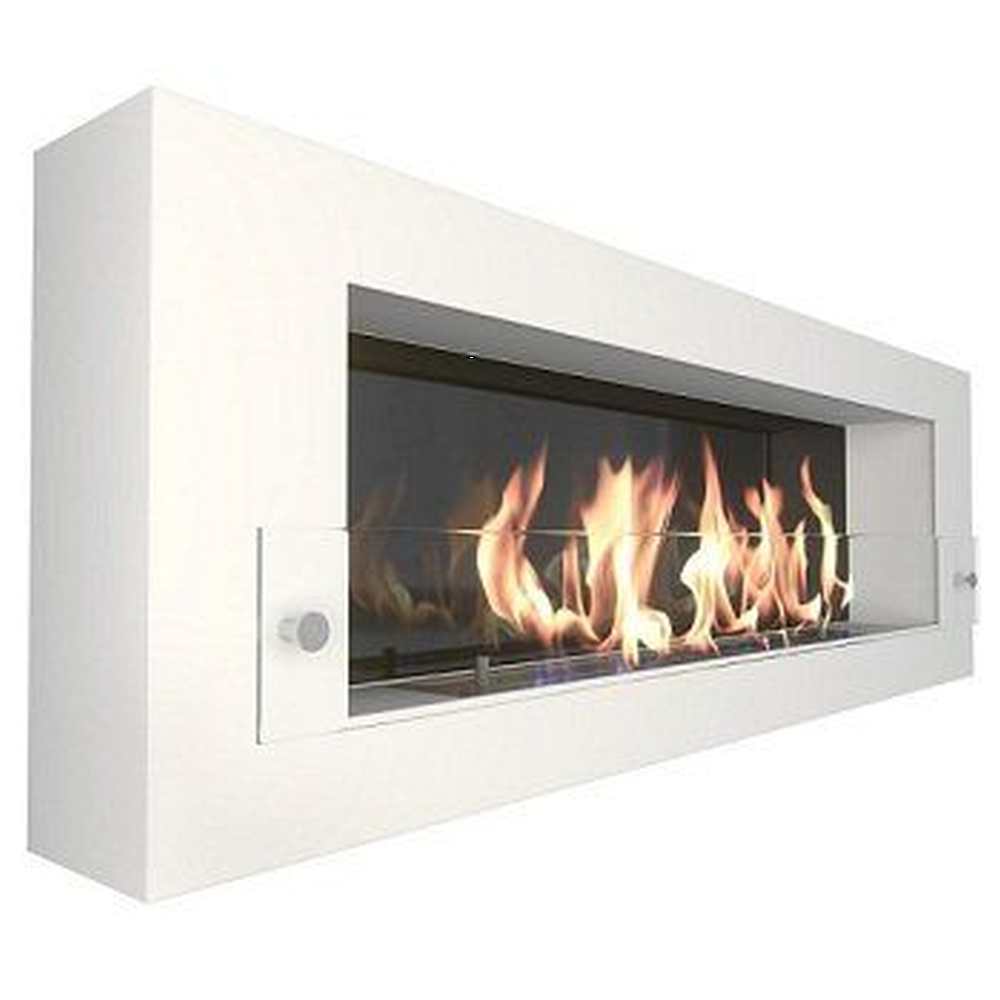 Биокамин настенный Zefire Orion 1200 белый со стемалитом