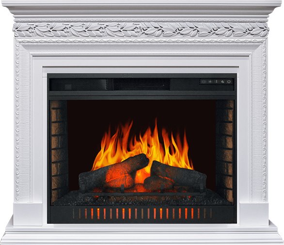 Каминокомплект Royal Flame  Valletta - Белый с очагом Vision 30 EF LED FX