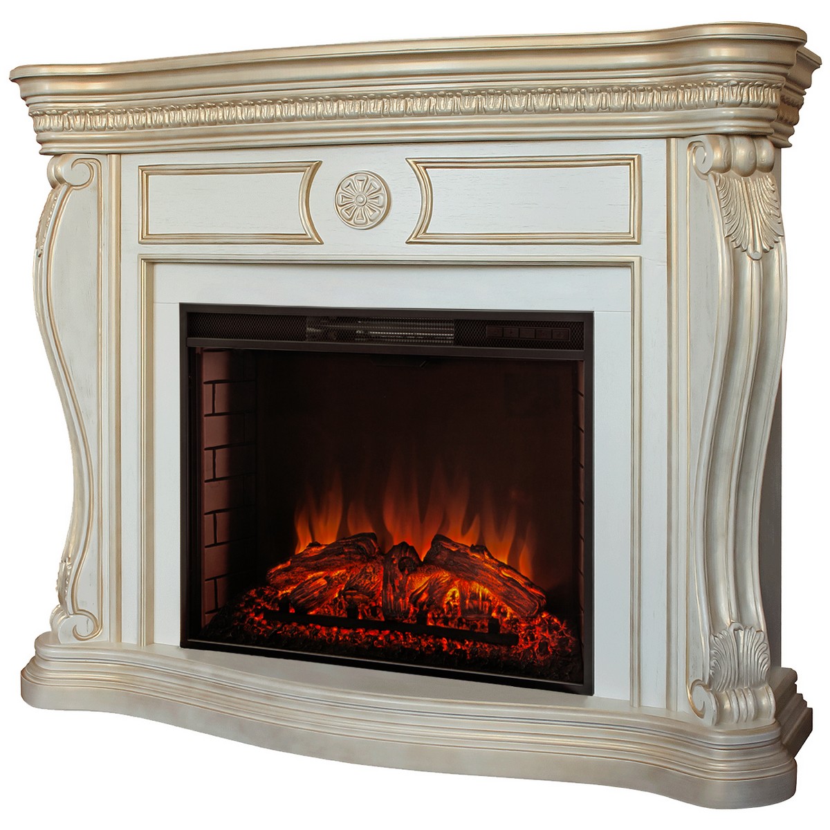 Электрокамин RealFlame Barcelona 33 WT с очагом Epsilon 26