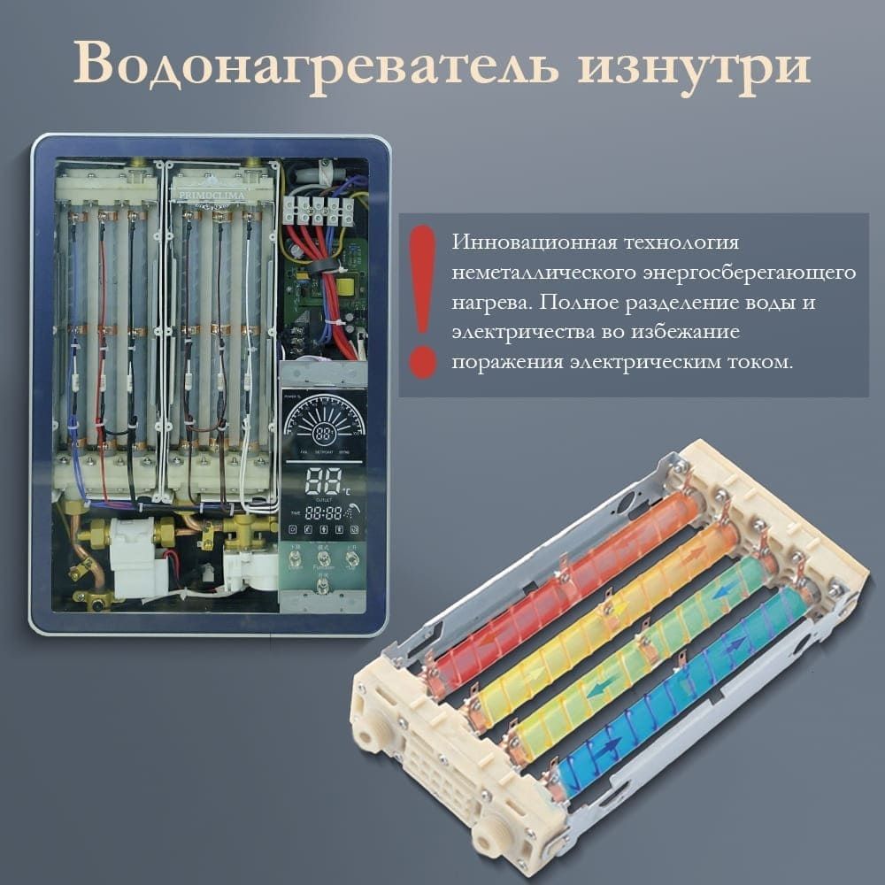 Электрический проточный водонагреватель 8 кВт Primoclima IMPERIUM 8.8 кВт