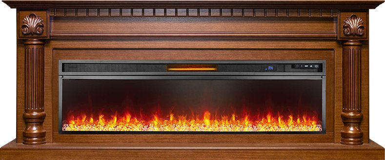 Каминокомплект Royal Flame  Edinburg 60 - Орех с очагом Vision 60 LED