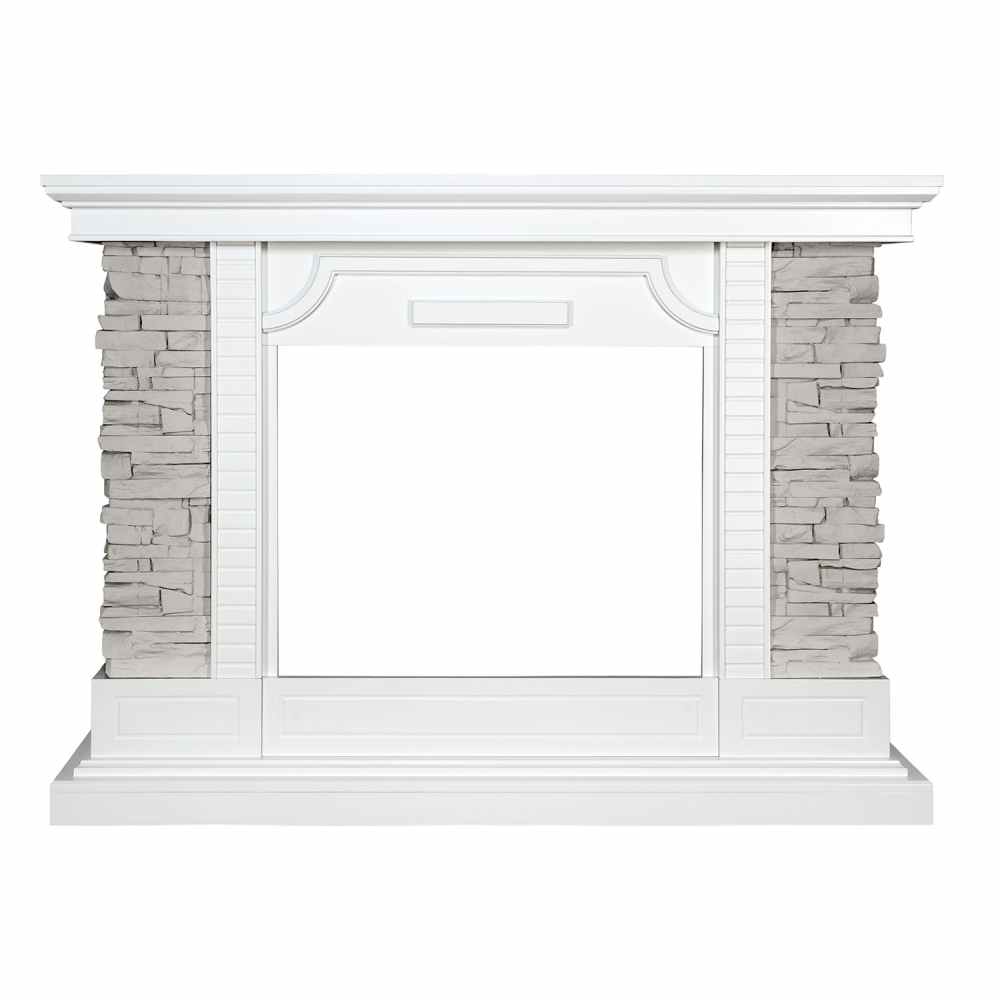 Каминокомплект Royal Flame  Avignon - Белый / Сланец серый с очагом Vision 23 EF LED FX