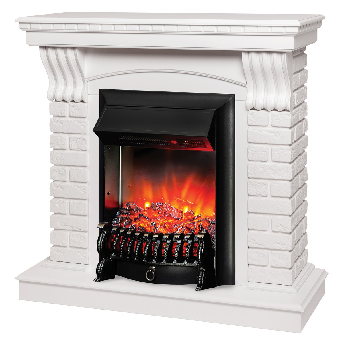 Электрокамин RealFlame  Jazz WT с очагом Fobos Lux Black RC