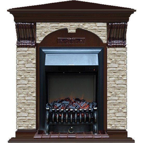 Каминокомплект Glenrich Арочный Мисхор угловой (Magestic)