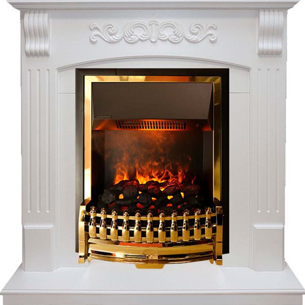 Каминокомплект Dimplex Sorrento - Белый дуб с очагом Atherton