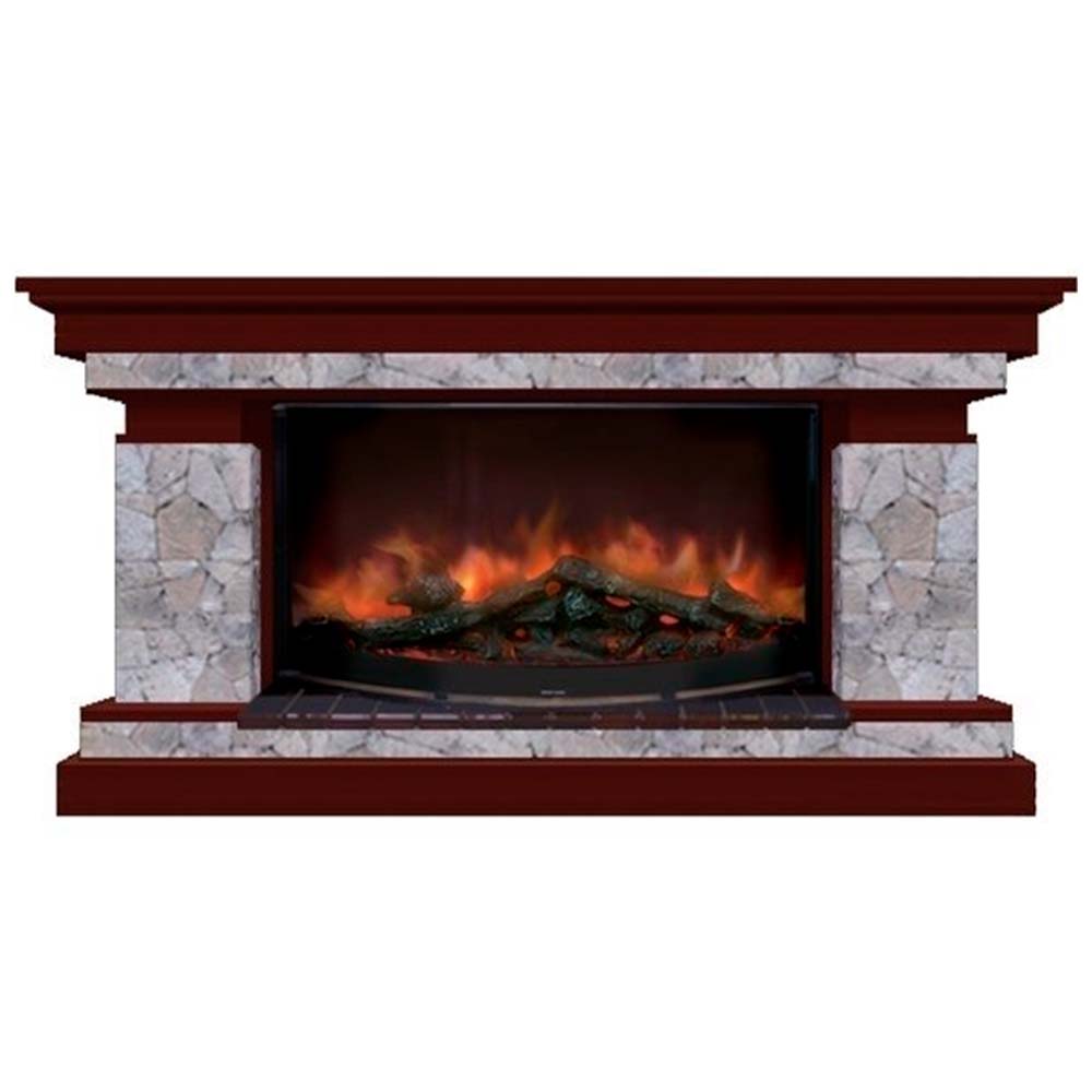 Каминокомплект Glenrich Брайтон 86 (Rondo S86) старый город