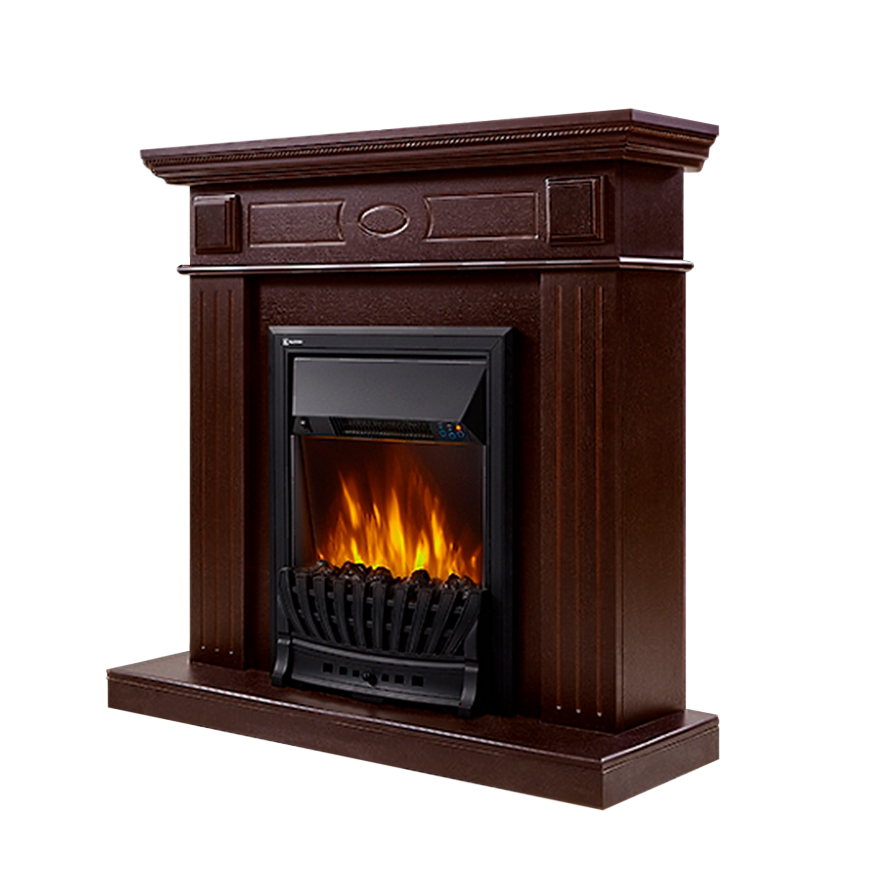 Портал Firelight Bianco Classic шпон темный дуб