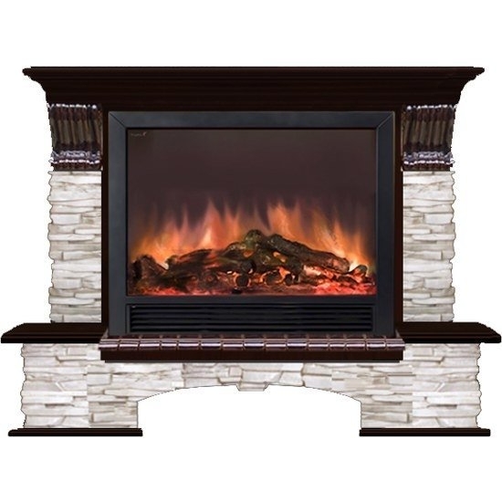 Каминокомплект Glenrich Бостон Sharm 33 black венге