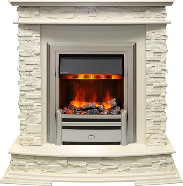 Каминокомплект Dimplex Luzern - Слоновая кость с очагом Chesford