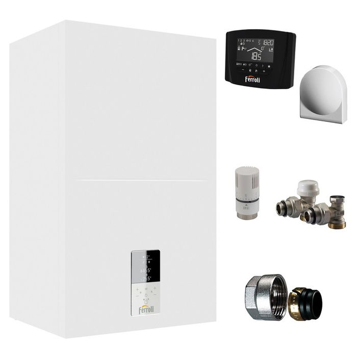 Настенный газовый котел 28 кВт Ferroli BLUEHELIX HITECH RRT 28 H (RU)