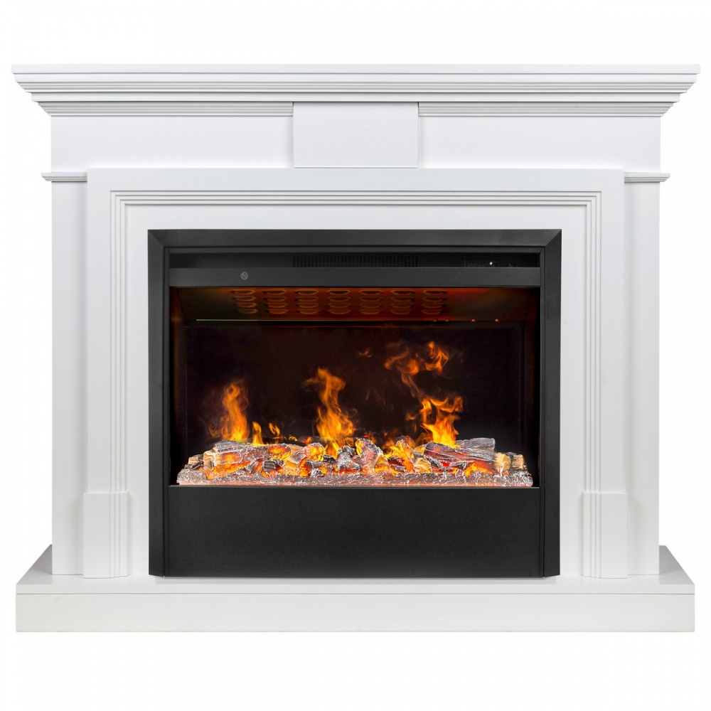 Электрокамин RealFlame  Marco 25,5/26 WT с очагом 3D Helios 26 SBG