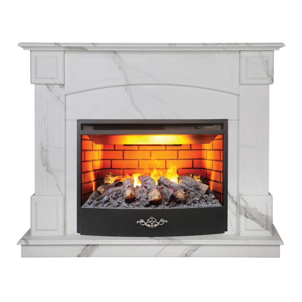 Электрокамин RealFlame  Carolina 24/25,5 WT-F512 с очагом 3D Firestar 25,5