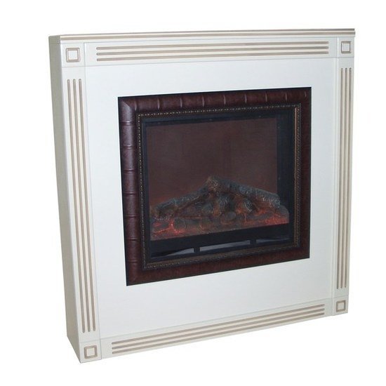 Каминокомплект Glenrich Вояж Arte 23 слоновая кость