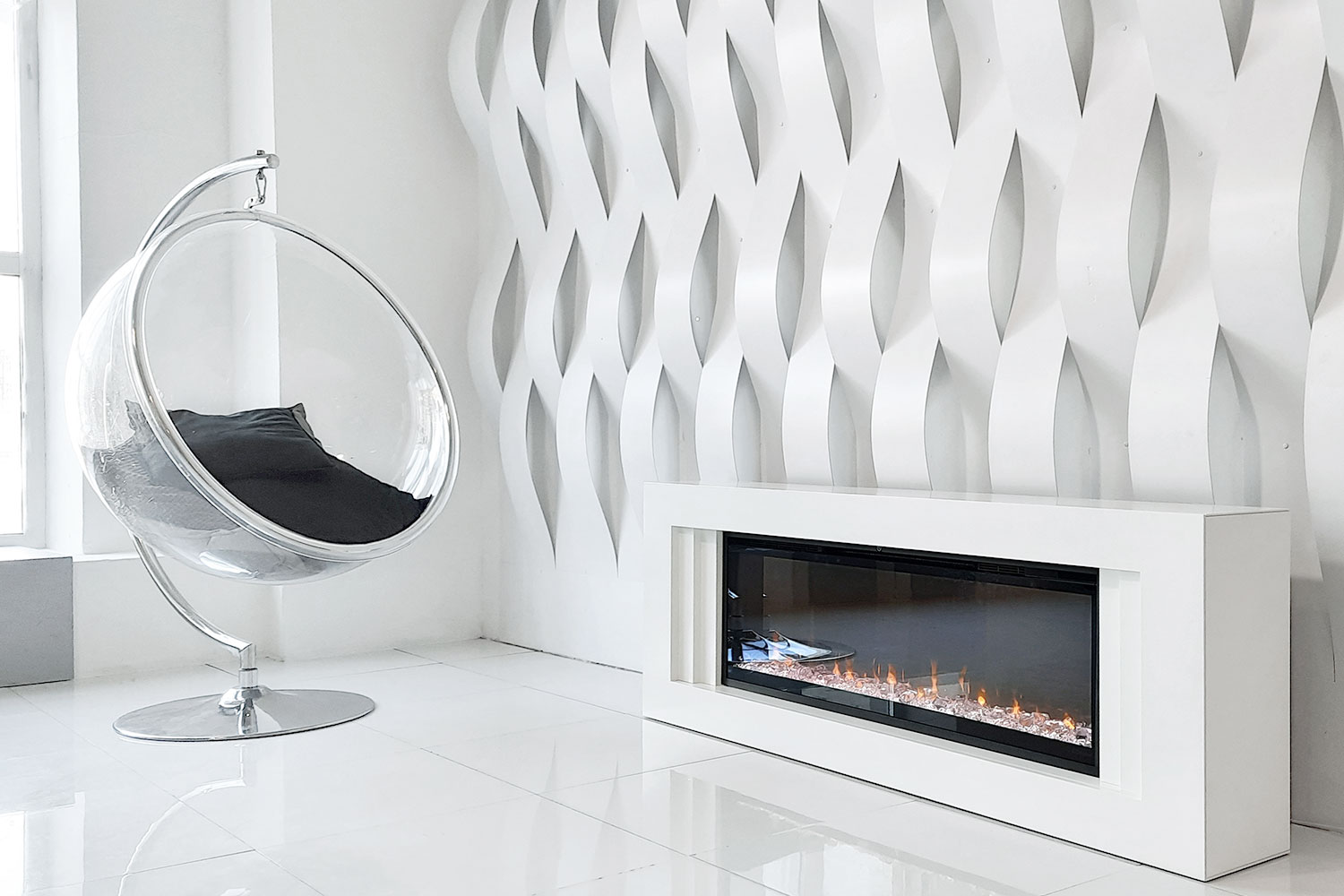 Каминокомплект Dimplex Line - Черный с очагом Ignite XLF50