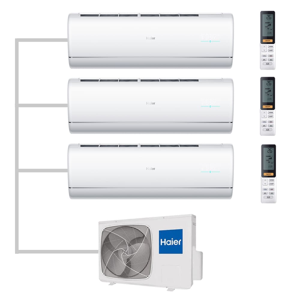 Мульти сплит-система настенная Haier AS35S2SJ2FA-W / AS35S2SJ2FA-W / AS35S2SJ2FA-W / 3U70S2SR5FA Inverter