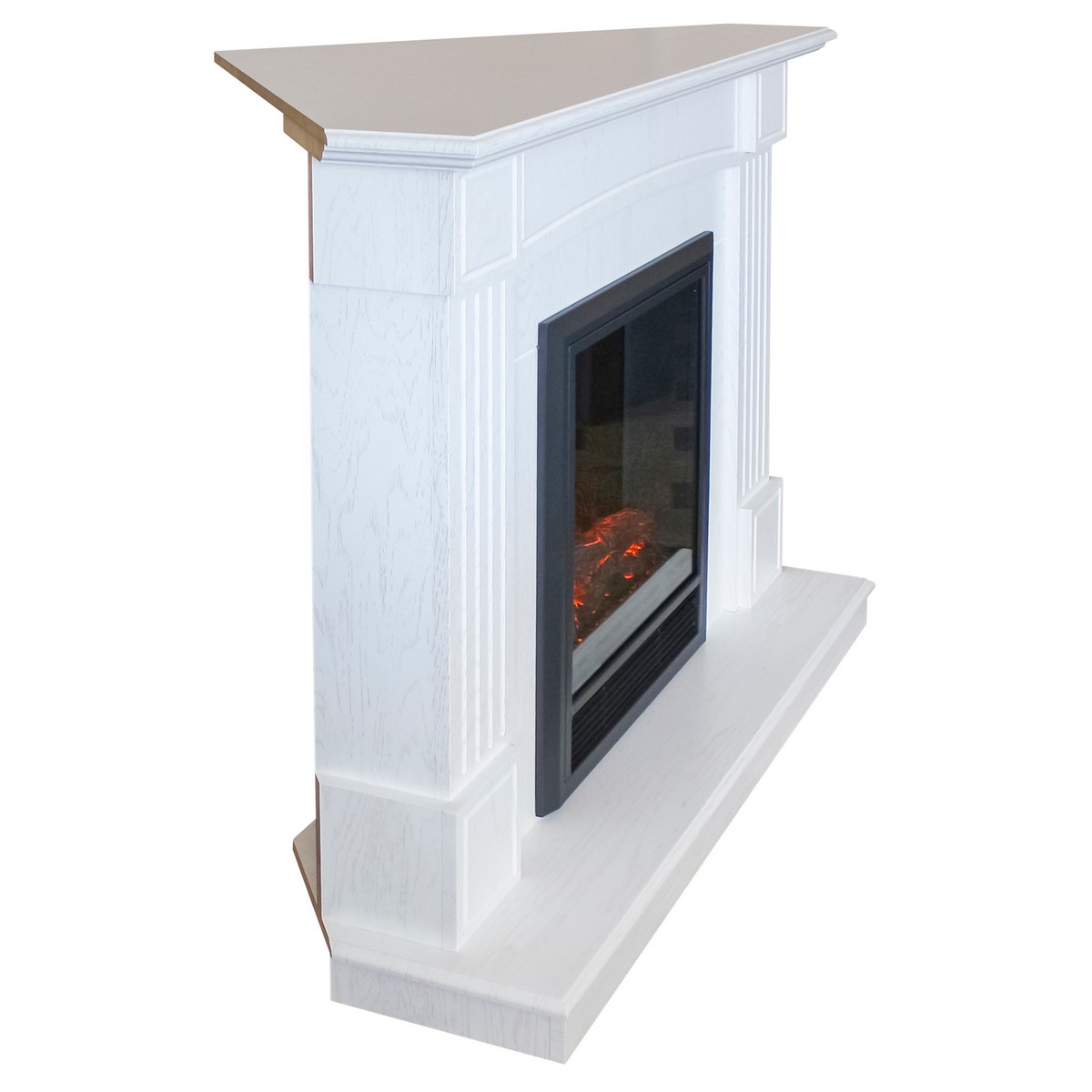 Электрокамин RealFlame  Andrea Corner WT с очагом Majestic Lux Black